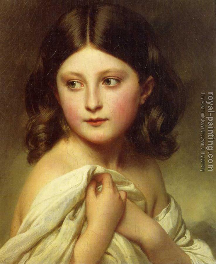 Franz Xavier Winterhalter : A Young Girl called Princess Charlotte